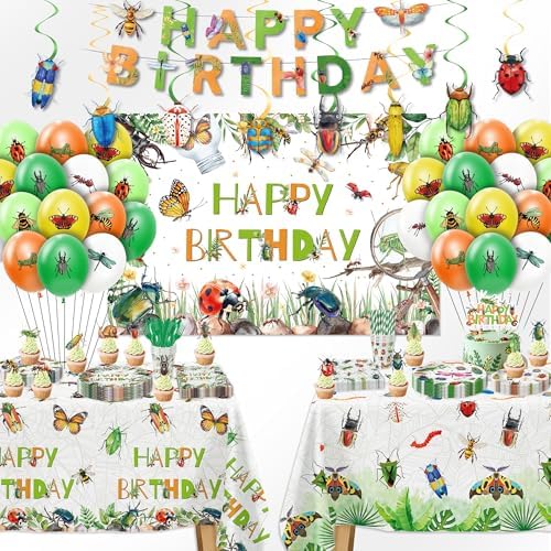 Bug Birthday Decorations, Garden Nature Themed Insect Party Supplies - Image 6