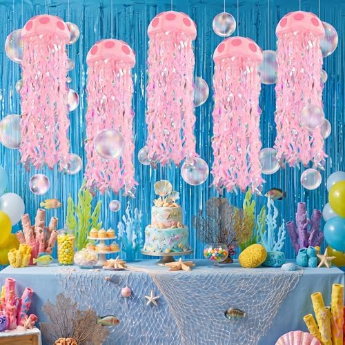24 Pcs Cartoon Birthday Party Decorations Under The Sea Party Decor by Chitidr