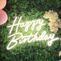 Happy Birthday Neon Sign, 22.4"x13.8" Happy Birthday Sign for Birthday Party Decor, Happy Birthday Light Up Led Signs for Backdrop, Neon Birthday Sign for Any Ages Bday Celebration, Warm White DIVATLA by Divatla