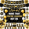 Rude That You'Re Leaving But Ok Banner, Farewell Party Decorations by Kunstlhua