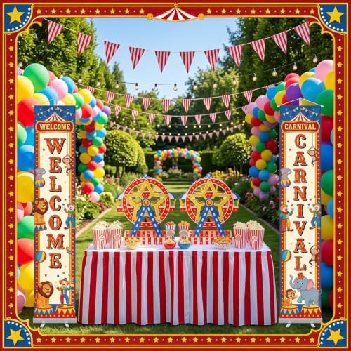 Epakh 6 Sets Carnival Party Ferris Wheel Centerpiece Decorations, Classics - Image 4