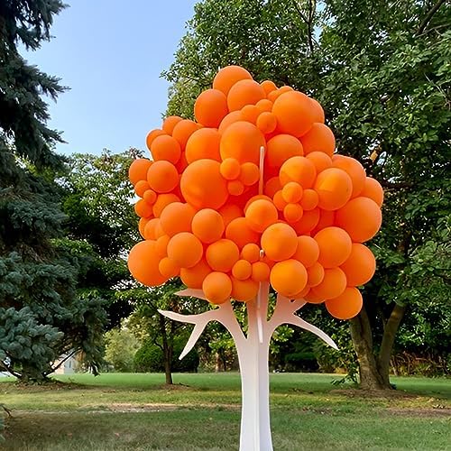Voircoloria 110pcs Orange Latex Party Balloons, 12inch - Image 6