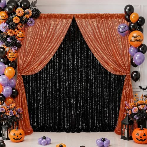 Sequin Backdrop Curtains,1 Panels 5FTx8FT Curtain Backdrop for Party - Image 4