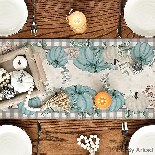 Artoid Mode 210 GSM Fall Table Runner Home Party Decor 13x72 Inch - Image 3