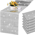 durony Mirror Disco Party Table Runner, 11 x 108 Inch, Silver by durony
