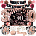 Happy 30th Birthday Decorations for Her, 30 Years Old Decor by JKIYT
