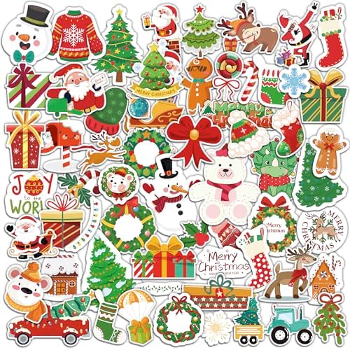 OHOME Stocking Stuffers | 320 PCS Christmas Stickers - Toddler Stocking Stuffers | Kids for Boys Girls Grandkids,Vinyl Xmas Games Crafts Activities Party Favors Supplies - Image 7