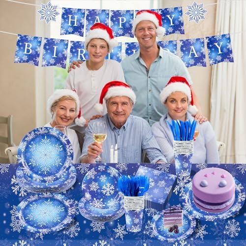 182 Pieces Frozen Birthday Party Supplies Serve 30 - Image 6