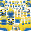 140pcs Birthday Party Decorations Banana Theme Tableware Set for 20 Guests by LANFUBEISIPARTYSUPPLIES