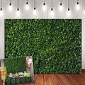 Nature Spring 3D Green Leaves Theme Photo Background Wedding Birthday Party Newborn Baby Shower Photography Backdrops Zoo Decor Shoot Props Bannner (7x5 FT) by HQM
