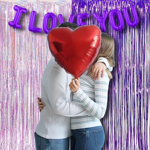 BRAVESHINE Party Streamers Backdrop | Tinsel Foil Fringe Curtains - Image 2