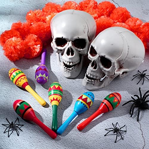 12 Pcs Mini Maracas, Mexican Fiesta Party Decorations, Cinco De Mayo Favors - Image 4
