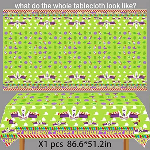 Light inspired Party Decorations Cartoon Story Birthday Party Supplies include Banner Table Cloth Forks Plate Napkins and Cups for Game 1st 2nd 3rd 4th 10th Bday Decor Purple - Image 4