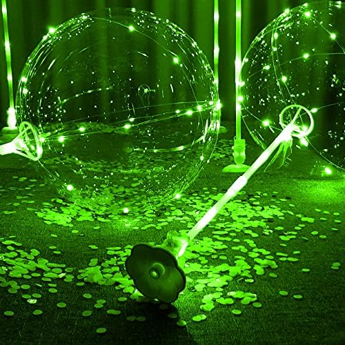 Lightsfever 6PCS LED Light Up Balloons with Sticks, Centerpieces for Party - Image 2