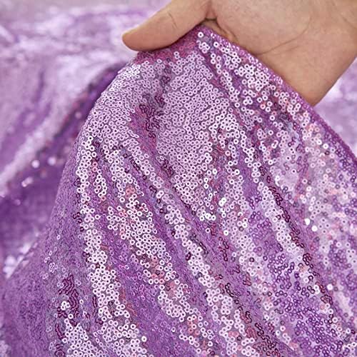 Sparkly Sequin Backdrop Curtain 4 Pcs 2ftx8ft Wedding Party Backdrop Lavender Sequence Sequin Photo Booth Backdrop - Image 4