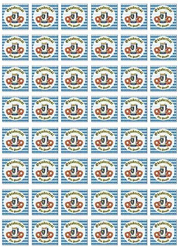 Beistle S58169AZ3, 48 Piece Oktoberfest Beverage Napkins by Beistle