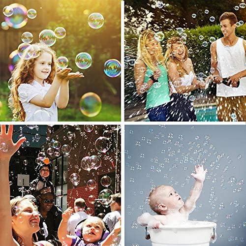 32 Piece Mini Bubble Wands Bulk, 8 Color Bubbles Party Favor Assortment Box - Image 6