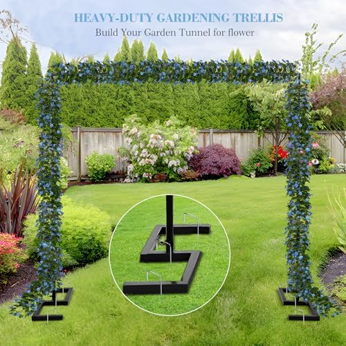 8.2FT Balloon Arch Stand, 8.2FT Square Heavy Duty Backdrop Adjustable Frame - Image 7