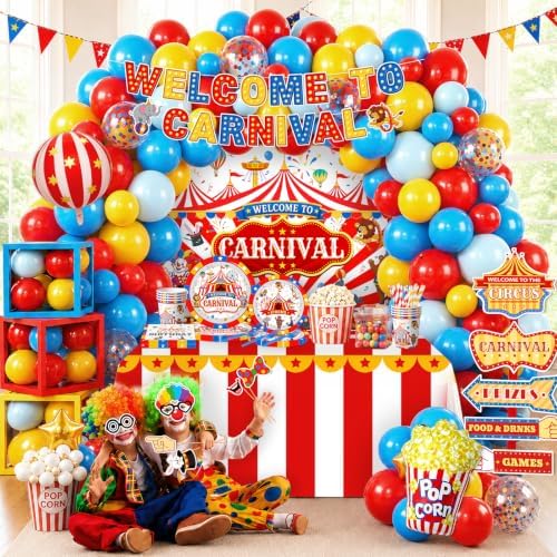 Carnival Theme Party Decorations, All-in-One Circus Party Decorations - Image 4