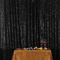 Poise3EHome Black Sequin Backdrop, 20Ft x 10Ft Glitter Photography Background Curtains for Halloween Party Wedding Birthday Christmas Thanksgiving Decoration by Poise3EHome