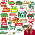 Beeveer 24 Pcs Christmas Photo Booth Props Red and Green Xmas Props Signs by Beeveer