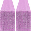 2 Packs 12 x 72 inches Sequin Table Runner, Lavender Glitter Table Runner for Birthday Party Supplies Wedding Engagement Baby Shower Holiday Celebration Event Decorations by Yblut