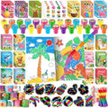 BenLouis 96Pcs Hawaiian Luau Coloring Set for Kids Party Favors by BenLouis