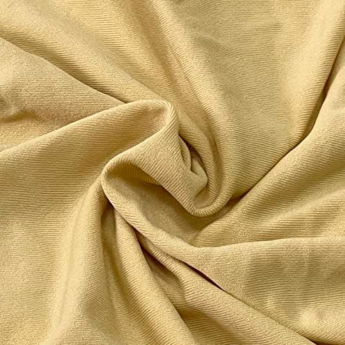HAINARverS Folding Chair Covers for Wedding, 10pcs Champagne - Image 4