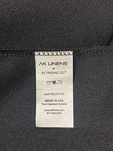 AK TRADING CO. 10 feet x 10 feet Polyester Backdrop Drapes Curtains Panels with Rod Pockets - Wedding Ceremony Party Home Window Decorations - Navy Blue - Image 6