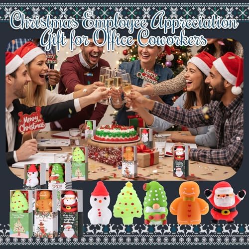 35 Sets Christmas Appreciation Gift Holiday Party Favor with Boxes, 5 Style - Image 6
