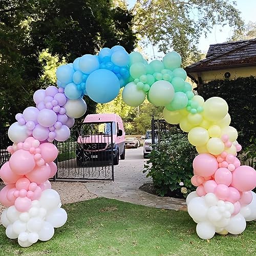 Voircoloria 110pcs Light Pink Pastel Pink Latex Party Balloons, 12inch - Image 5
