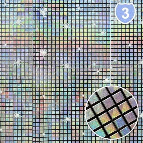 3 Pack Disco Backdrop 70s 80s Party Decorations 3.3x6.6ft by AVEZANO