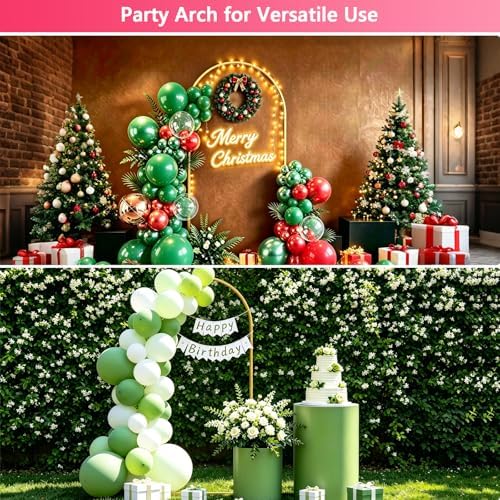7.2 FT Metal Arch Backdrop Stand, Party Balloon Arch Stand - Image 7