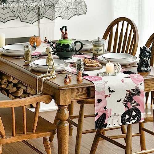 Artoid Mode 210 GSM Halloween Table Runner Home Party Decor 13x36 Inch - Image 4