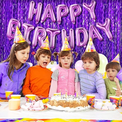 Tinsel Foil Fringe Curtains Wavy Backdrop for Parties Sparkle Metallic Wavy Foil Fringe Backdrop Curtain for Party Decorations Photo Booth Props for Birthday Graduation Wedding - Image 7