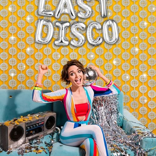 Disco Dancing Ball Shaped Party Backdrop - 3.2ft x 6.5ft - 2 Packs - Image 4