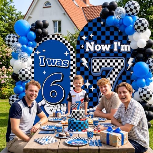 2 Set 6 7 Birthday Arch Backdrop Covers 6ft 7.2ft Arch Covers - Image 4