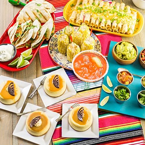 Tegeme 12 Pcs Mexican Table Runners 14 x 84 Inch Cotton,Novel Style - Image 6