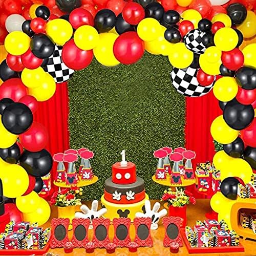300 Pack Red Black and Yellow Balloons - 5 Inch Mini Red Black Yellow Latex Small Balloons - 100 of Each Colors for Party Balloons Arch Wreath Assorted Colors Decorations - Image 5