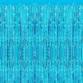 2 Pcs 3.2ft×8.2ft Blue Foil Fringe Curtain Photo Booth Backdrop Ocean Blue Party Streamers for Birthday Wedding Holiday Bridal Shower Baby Shower Bachelorette Party Decorations by i-CHONY
