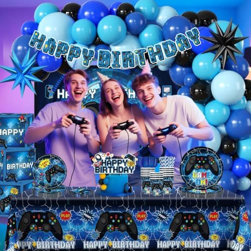 Gamer Birthday Party Decorations, All-in-One Set for 25 Guests - Image 5