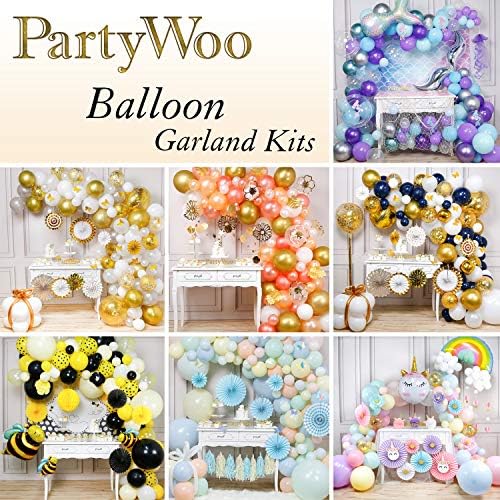 PartyWoo Navy Blue Balloons 50pcs Dark Blue Latex Helium Balloons 12 Inch (Pack of 2) - Image 5