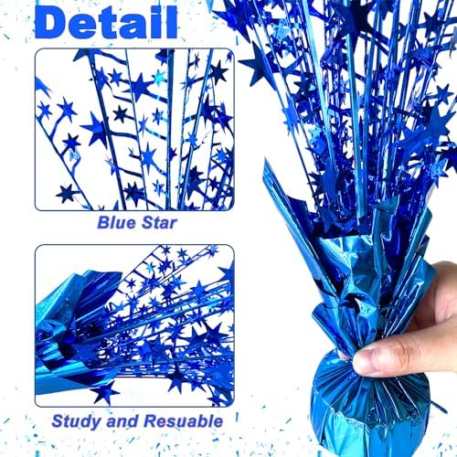 FUBININA Birthday Table Centerpiece Party Decoration Foil Spray Centerpiece - Image 4
