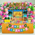 169 Pcs Hawaiian Luau Party Decorations,Tropical Summer Party Supplies by HUFAND