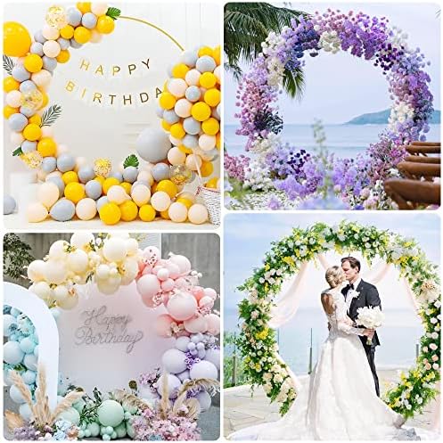 Wokceer Round Backdrop Stand 6FT Gold Metal Circle Balloon Arch Frame - Image 5
