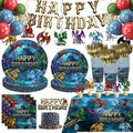 185Pcs Dragon Birthday Party Decorations Serves 25 Guests by WelcometoCaisehabu