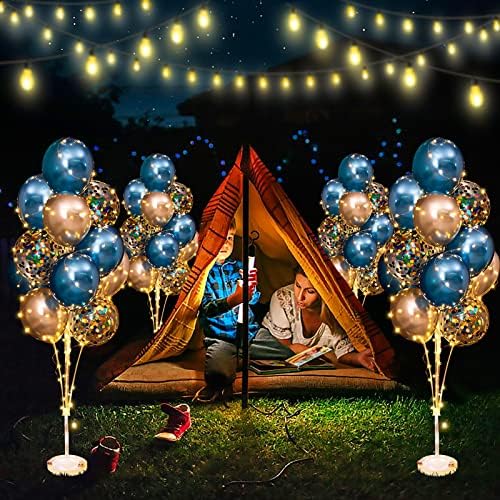 Cicicooie Balloon Stands Floor Column Kit 2 Centerpiece Party Decorations - Image 4