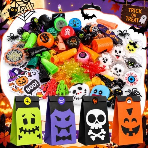 342PCS Halloween Party Favors, Goodie Bag Stuffers with Squishies - Image 3