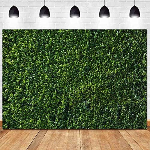 Nature Spring 3D Green Leaves Theme Photo Background Wedding Birthday Party Newborn Baby Shower Photography Backdrops Zoo Decor Shoot Props Bannner (7x5 FT) - Image 5