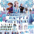 Winter Theme Birthday Party Supplies, Cartoon Princess Party Decorations by Signreen